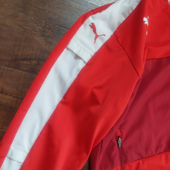 Puma FC Blazers Oshea Soccer Training Jacket Red Size Large - Picture 7 of 9